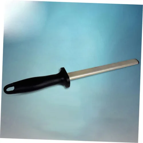 Vista 2 de KICHOUSE Sacapuntas de acero afilador de 12 pulgadas para s para cuchillos herramienta de afilado de cocina Negro