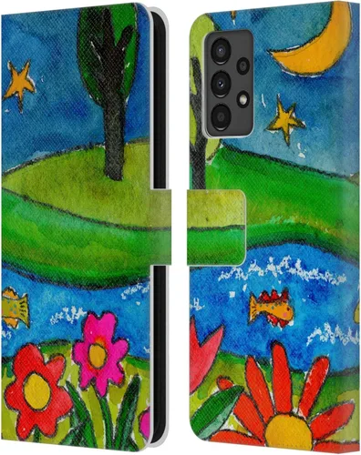 Vista 16 de Head Case Designs Officially Licensed Wyanne Half Light Nature 2 Leather Wallet Case Compatible with Samsung Galaxy A13 (2022)
