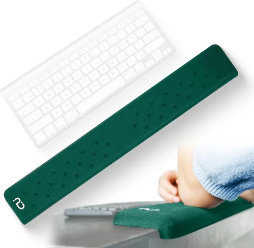 Vista 12 de EdgeRest PostureUp - Reposamuñecas largo en forma de L para codo, antebrazo y muñeca, soporte cómodo para mesa o escritorio, antideslizante, Negro