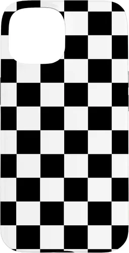Vista 6 de Checked Chessboard Black Case for iPhone 17
