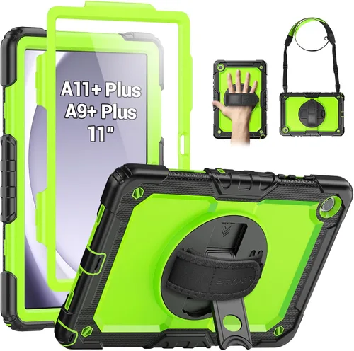 Vista 17 de SEYMAC Funda para Samsung Galaxy Tab A9+/ A9 Plus Funda de 11 pulgadas 2023 (SM-X210/X216/X218), de servicio pesado resistente a prueba de golpes