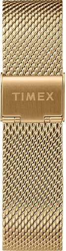 Vista 3 de Timex Reloj automático Marlin para hombre con correa de acero inoxidable, dorado, 20 (Modelo TW2T34600), Oro, Reloj automático