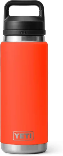 Vista 33 de YETI Rambler - Botella de acero inoxidable, hermética, con aislamiento al vacío y tapa chug, 26 onzas, color amarillo alpino Alpine Amarillo