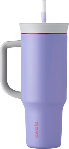 Vista 17 de Owala FreeSip - Botella de agua de acero inoxidable, 30 onzas, pastel de comida de ángel Angel Food Cake