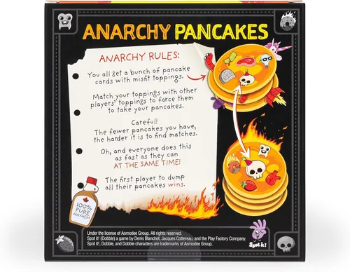 Vista 7 de Exploding Kittens – Anarchy Pancakes, de los creadores de Spot It! – Un juego de coincidencias deliciosamente rápido - 2-6 jugadores, a partir de 7