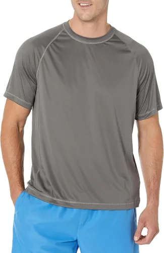 Vista 4 de Tienda Essentials Camiseta de natación de manga corta y secado rápido UPF 50 para hombre