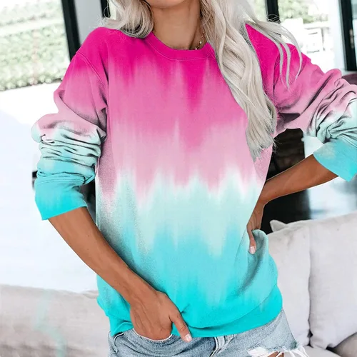 Vista 2 de Miekld Sudadera con estampado del día de San Valentín para mujer, suéter de punto, suéter feo de Navidad, ropa de Navidad