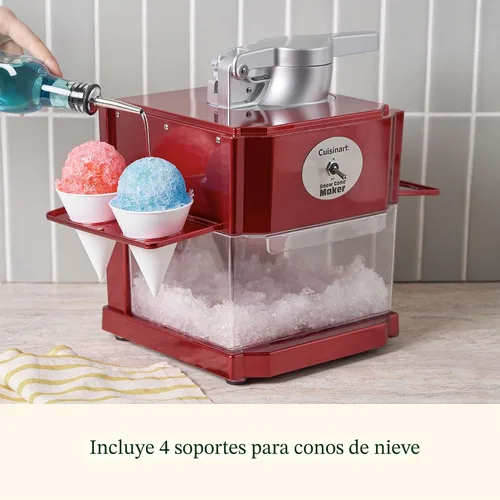 Vista 6 de Cuisinart Máquina para Hacer Conos de Nieve SCM-10P1