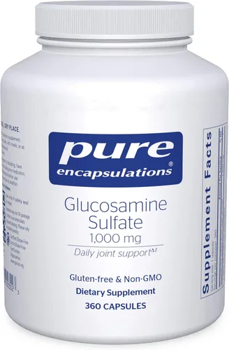 Vista 8 de Pure Encapsulations Sulfato de glucosamina 1,000 mg Suplemento para apoyo articular y movilidad, salud del cartílago y tejido conectivo* 60