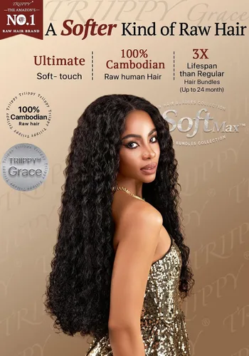 Vista 4 de Paquetes de cabello humano con ondas de agua, 100% cabello #Onda de agua de color natural