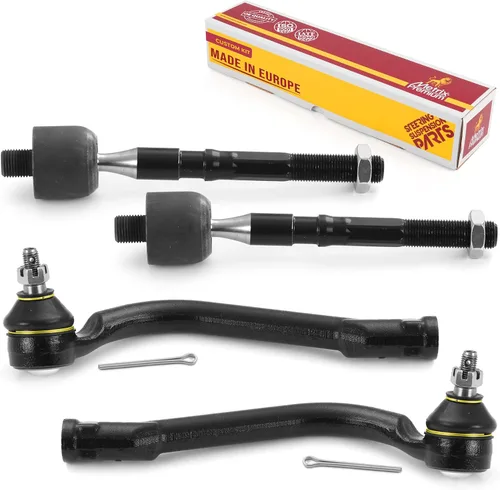 Vista 217 de Metrix Premium Chassis Parts - Kit de 4 piezas de extremos de barra de acoplamiento frontal exterior e interior compatible con Nissan Pathfinder