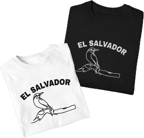 Vista 10 de Ligthuy - Camisa bordada con nombre personalizado de El Salvador en 3D, camiseta con la bandera de El Salvador para hombres y mujeres, camisetas
