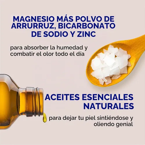Vista 2 de Dr Teal's Desodorante sin aluminio, aceite de coco con aceites esenciales, 2.65 onzas (paquete de 3)