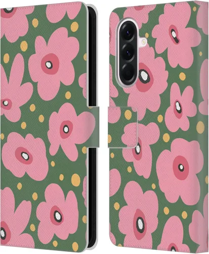 Vista 43 de Head Case Designs Officially Licensed Ninola Ditsy Flowers Yellow Nature Bold Leather Wallet Case Compatible with Samsung Galaxy A07 4G