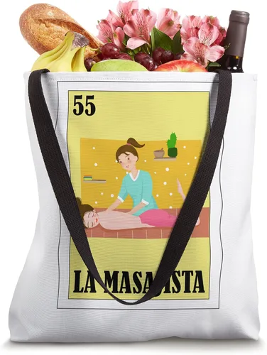 Vista 4 de Funny Mexican Design for Masseuse - La Masajista Tote Bag