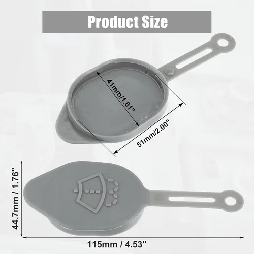 Vista 5 de X AUTOHAUX 28913JK60A - Tapa para botella de depósito de líquido para limpiaparabrisas para Nissan 370Z para Infiniti G25 Q60 QX50
