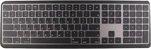 Vista 3 de GuardV Serie de piel sintética para Apple Magic Keyboard con teclado numérico A1843 A2520 Touch ID MQ052LL/A MK2C3LL/A MMMR3LL/A - Funda protectora