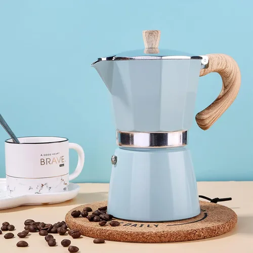 Vista 9 de MORDEN MS Moka - Cafetera de café expreso para estufa, 6 tazas/10 onzas, cafetera italiana, cafetera para camping, cafetera cubana manual