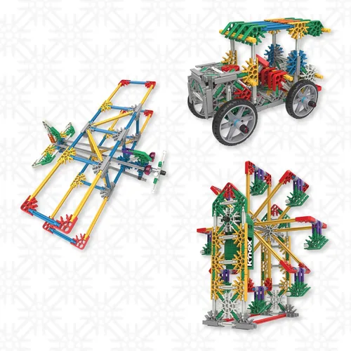 Vista 7 de K'NEX - Set motorizado Power & Play, 529 piezas, construcción STEM, set de construcción para niños, a partir de 7 años