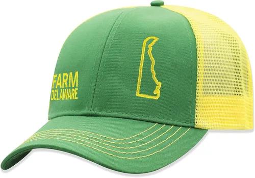 Vista 24 de John Deere Gorra de béisbol con logotipo y malla trasera con contraste, para hombre