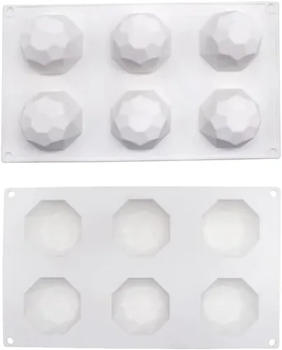 Vista 2 de Molde de silicona para mousse de bolas para hornear, moldes de chocolate de alta calidad, moldes para pasteles, molde de bomba, caramelo