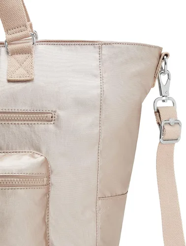 Vista 7 de Kipling Isaac Weekender - Bolsa ligera y versátil para mujer, bolsa de viaje de nailon
