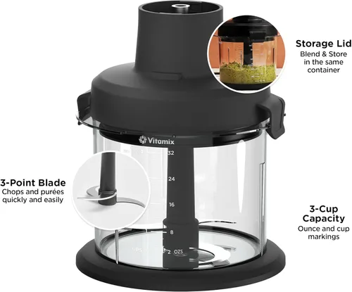 Vista 2 de Vitamix Accesorio Mini-Picadora para Licuadora de Inmersión