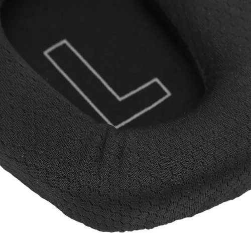 Vista 8 de 2 almohadillas para los oídos, transpirables y cómodas, almohadillas de espuma viscoelástica para auriculares Logitech G733 de bajo ruido (negro)