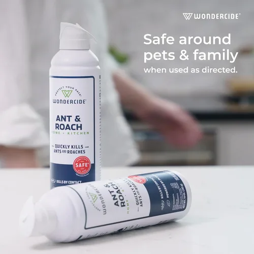Vista 5 de Wondercide - Aerosol de hormigas y cucarachas para cocina, hogar y áreas interiores - Ant & Roach - Ant & Roach - Ant & Roach Spray para cocina