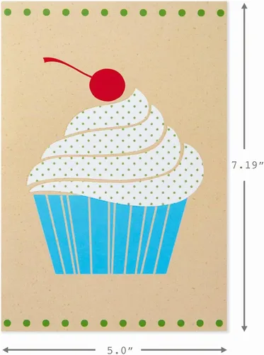 Vista 2 de Hallmark Tarjetas de cumpleaños surtidas (iconos de cumpleaños, 12 tarjetas y sobres)