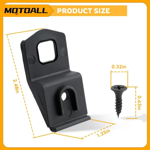 Vista 3 de MOTOALL 63117182519 - Kit de reparación de lengüeta de montaje de faros delanteros para BMW 2007-2013