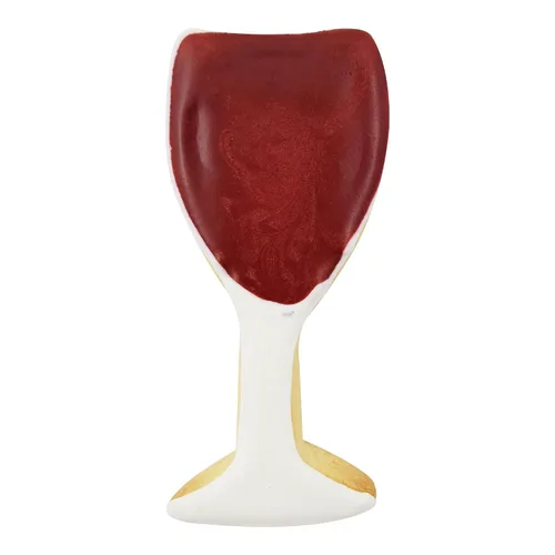 Vista 5 de R&M International 1978 Cortadores de galletas para bebidas, copa de martini, flauta de champán, botella de champán, botella, copa de vino, vaso