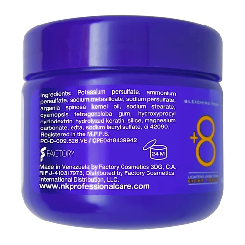 Vista 3 de NK Professional Care DiColor Rubio Polvo blanqueador aclarador para el cabello blanqueador para el cabello Aclara +8 tonos sin dañar