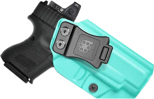 Vista 15 de Amberide IWB Kydex Holster for Glock 26/27 Gen1-5 and Glock 33 Gen3-4, Concealed Carry, Optics Ready, Adjustable Cant, Posi-Click Retention, Made in