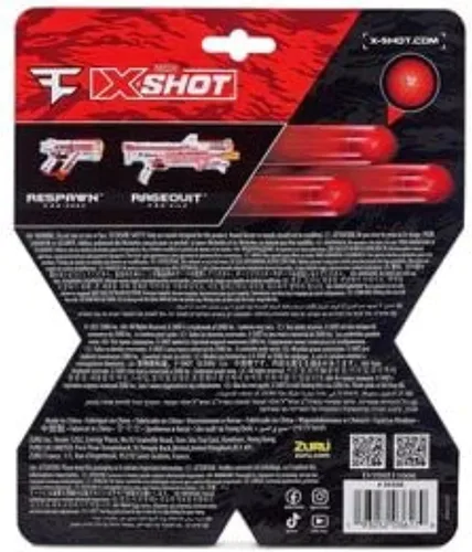 Vista 6 de X-Shot Faze Clan Respawn con 12 bolas de dardos + paquete de 50 bolas de dardos