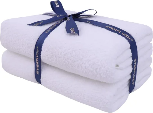 Vista 14 de Everplush Diamond Jacquard - Juego de 6 toallas de baño de lujo, súper suaves, de gran tamaño, altamente absorbentes y de secado rápido para baño