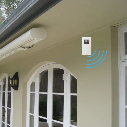 Vista 5 de SMARTRO Sensor remoto inalámbrico para interior y exterior termómetro reemplazo para reloj de proyección SC31B