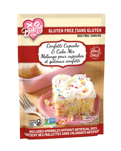 Vista 19 de XO Baking Co. Mezcla gourmet para pastel de zanahoria sin gluten; contiene zanahorias reales; sin OGM; kosher; sin arroz; sin soja; sin lácteos; sin