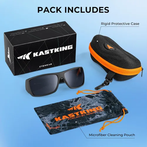 Vista 9 de KastKing Iditarod - Gafas de sol deportivas polarizadas para hombres y mujeres, ideales para conducir, pescar, ciclismo y correr, protección UV