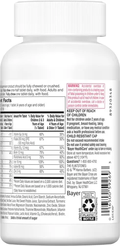Vista 9 de Flintstones Vitamins Multivitamínico masticable para niños con + plancha extra para niños pequeños y niños con vitamina C, D, vitamina B12, 160