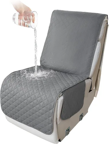 Vista 22 de HDCAXKJ Fundas de sofá seccional reclinable 100% impermeable, forma de L, funda de sofá reclinable lavable acolchada suave para mascotas, perro