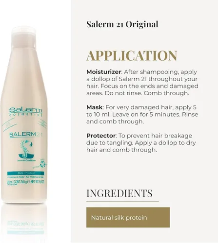 Vista 3 de Cydraend - Proteína de seda Salerm 21 B5, 8.6 onzas, paquete de 2