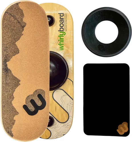 Vista 9 de Whirly Board - Tabla de equilibrio amplia para escritorio de pie - Tabla de equilibrio antifatiga para escritorios de pie Cinta de agarre de goma