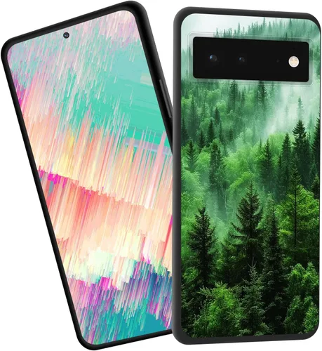 Vista 23 de Funda delgada para Google Pixel 4 XL, funda delgada de silicona de TPU suave a prueba de golpes para Google Pixel 4 XL, gato negro luna estrellada