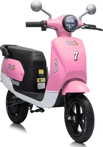 Vista 10 de Motocicleta para niños, ciclomotor eléctrico de 24 V 250 W para Azul