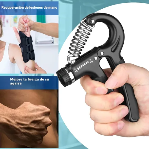 Vista 2 de AIXPI Grip Strength Trainer, Hand Grip Exerciser Strengthener with Adjustable Resistance 11-132 Lbs (5-60kg), Forearm Strengthener, Hand Exerciser