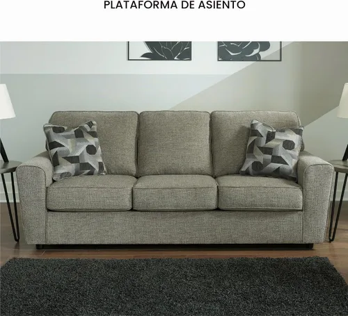 Vista 8 de Signature Design by Ashley Sofá Cascilla Casual, Gris Claro