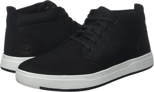 Vista 12 de Timberland Davis - Chukka de piel y tela cuadrada para hombre