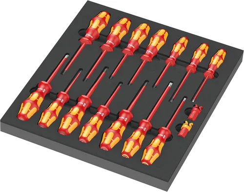 Vista 50 de Wera 05150112001 9722 Inserto de espuma 8000 C Zyklop Juego de trinquete de 1/2" 1, 31 piezas