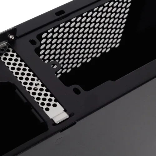 Vista 9 de Silverstone Milo 5 cuerpo de acero Tek acrílico panel frontal para mini-Itx Media Center/HTPC caso casos ML05B